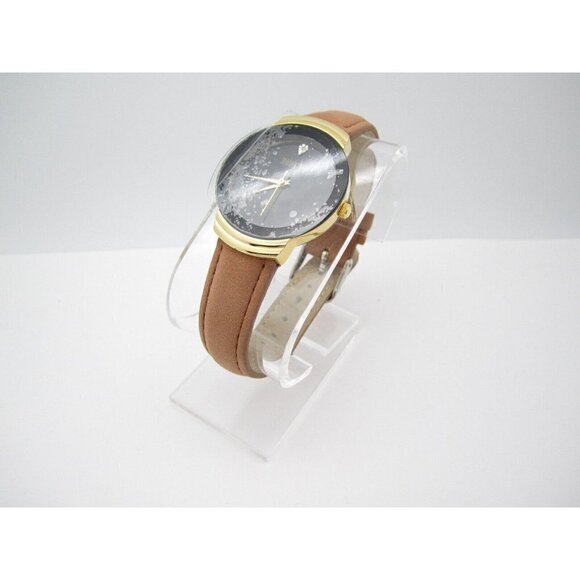 Women Manhattan Genuine Diamond Quartz WR Analog 32mm Causal Round Watch (F548) - Picture 6 of 10